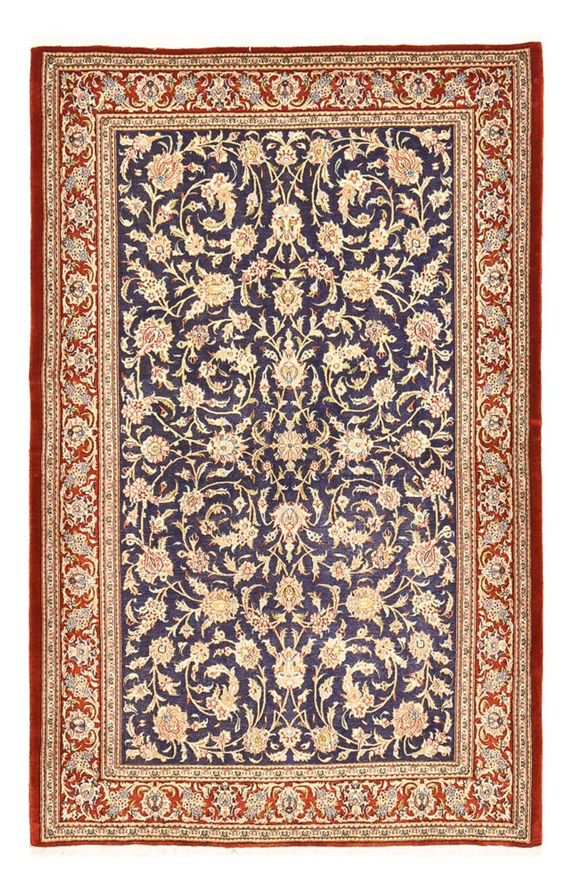 Persisk tæppe - Ghom - Royal - 203 x 133 cm - mørkeblå