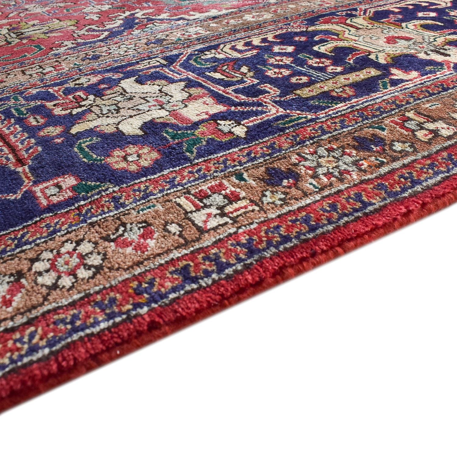 Persisk tæppe - Tabriz - Royal - 402 x 300 cm - lysrød