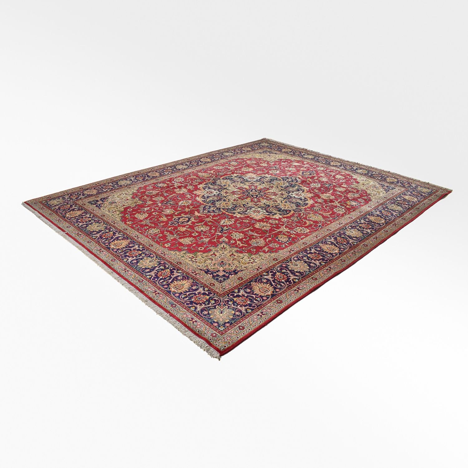 Persisk tæppe - Tabriz - Royal - 400 x 310 cm - rød