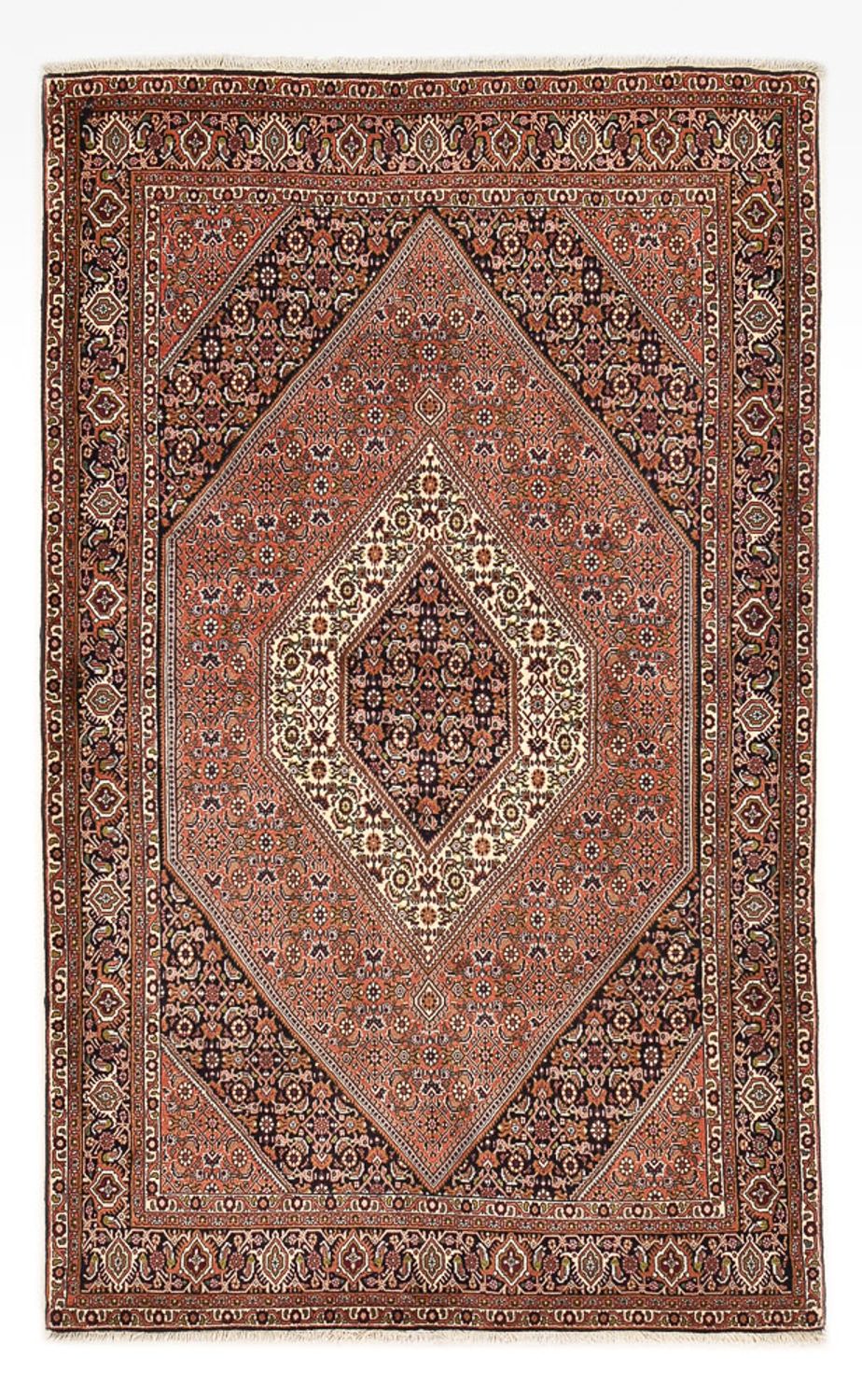 Persisk tæppe - Bijar - 251 x 150 cm - rust