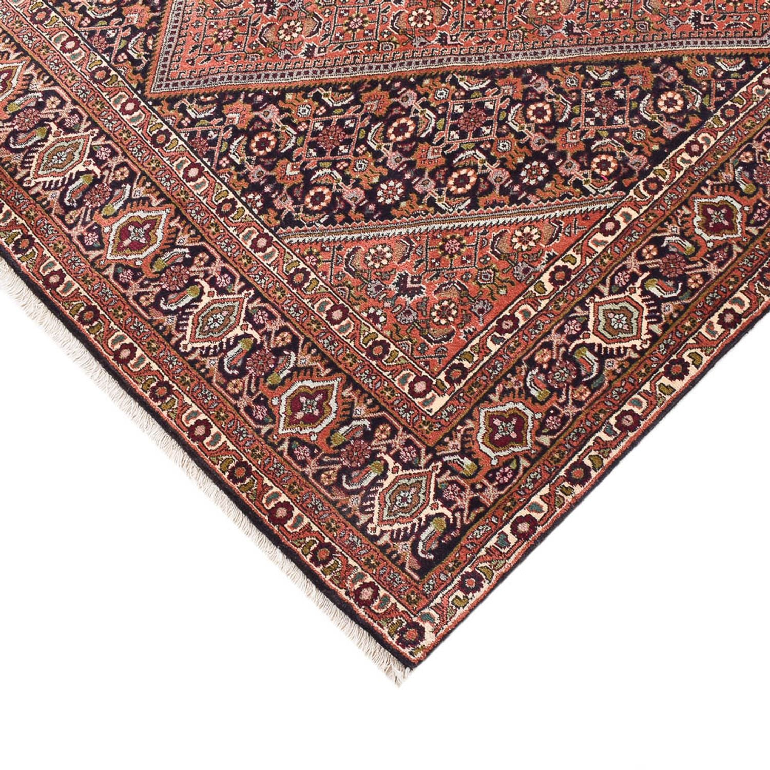 Persisk tæppe - Bijar - 251 x 150 cm - rust