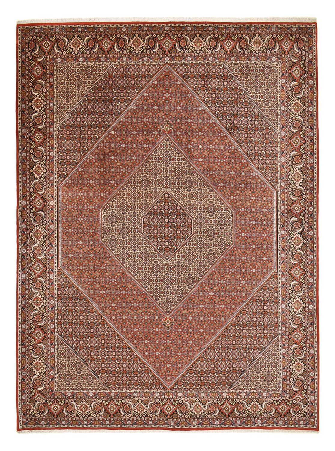 Persisk tæppe - Bijar - 405 x 302 cm - rust