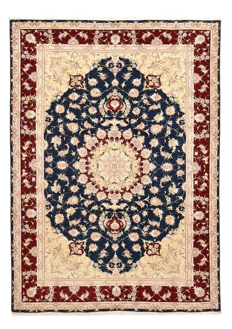 Persisk tæppe - Tabriz - Royal - 287 x 202 cm - mørkeblå