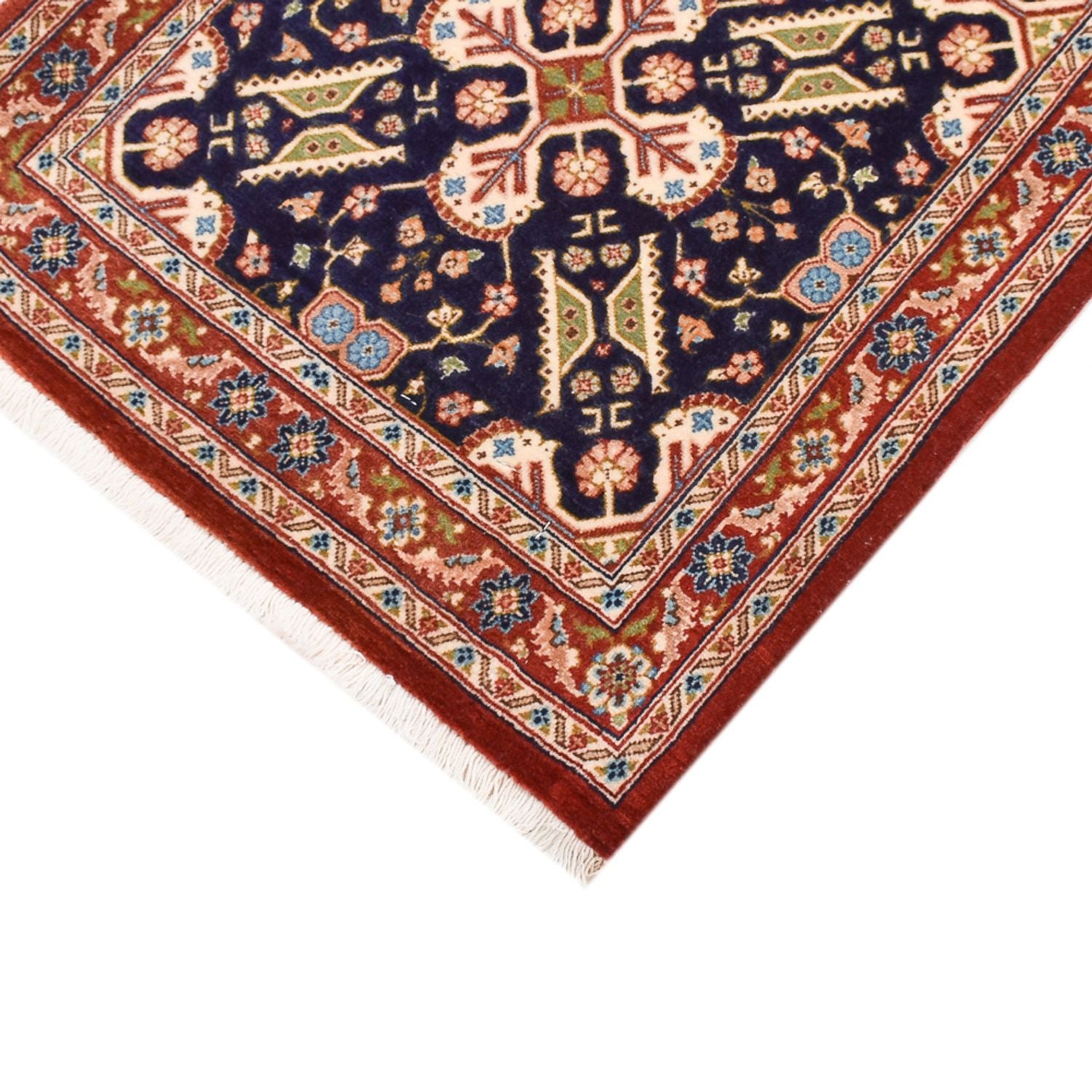 Løber Persisk tæppe - Ghom - Royal - 204 x 55 cm - mørk beige