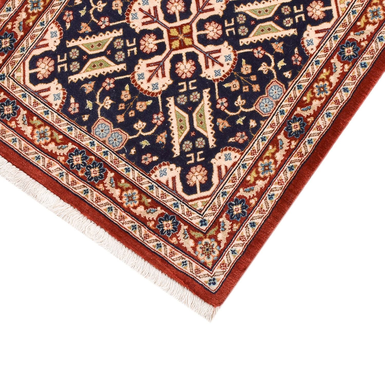 Løber Persisk tæppe - Ghom - Royal - 204 x 55 cm - mørk beige