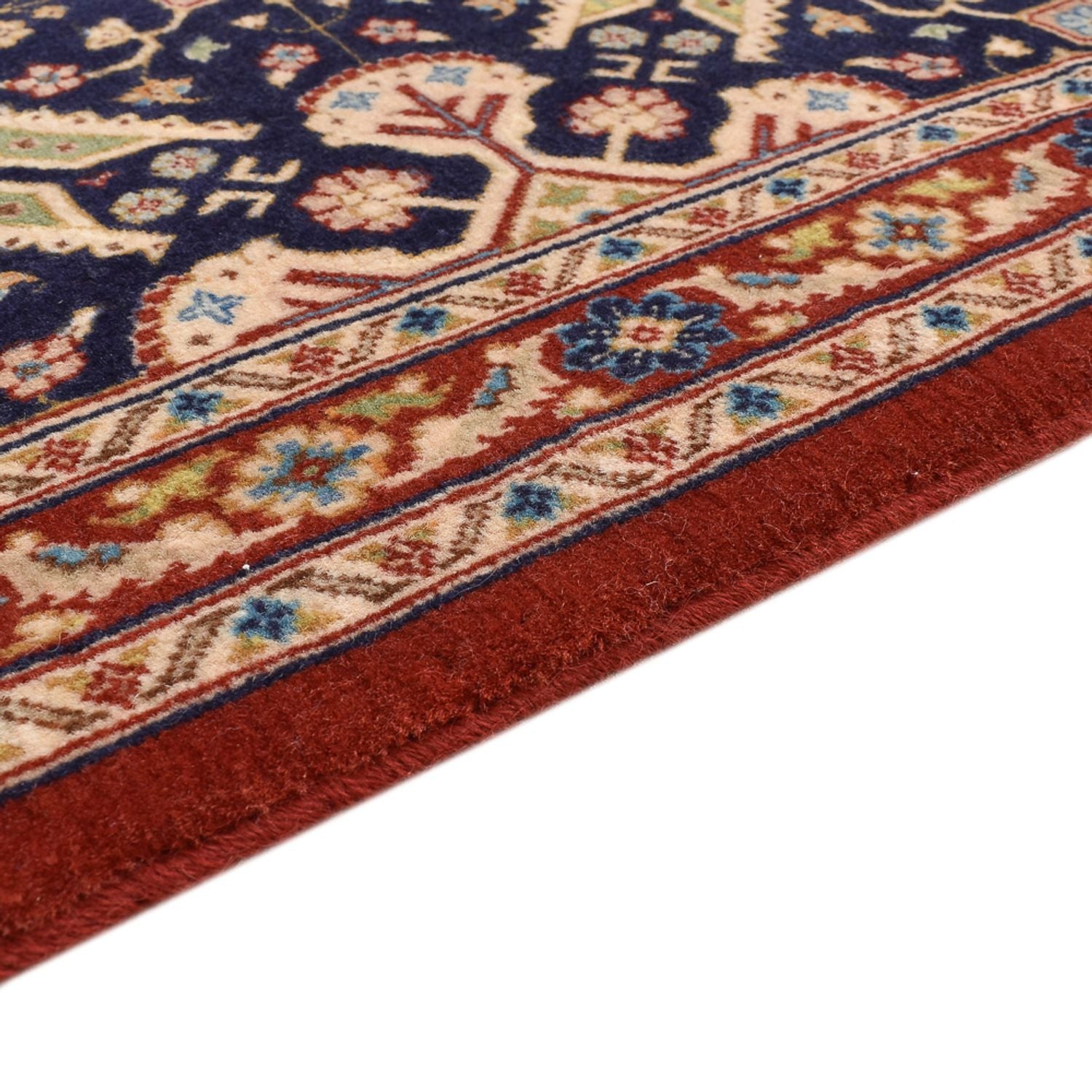 Løber Persisk tæppe - Ghom - Royal - 204 x 55 cm - mørk beige