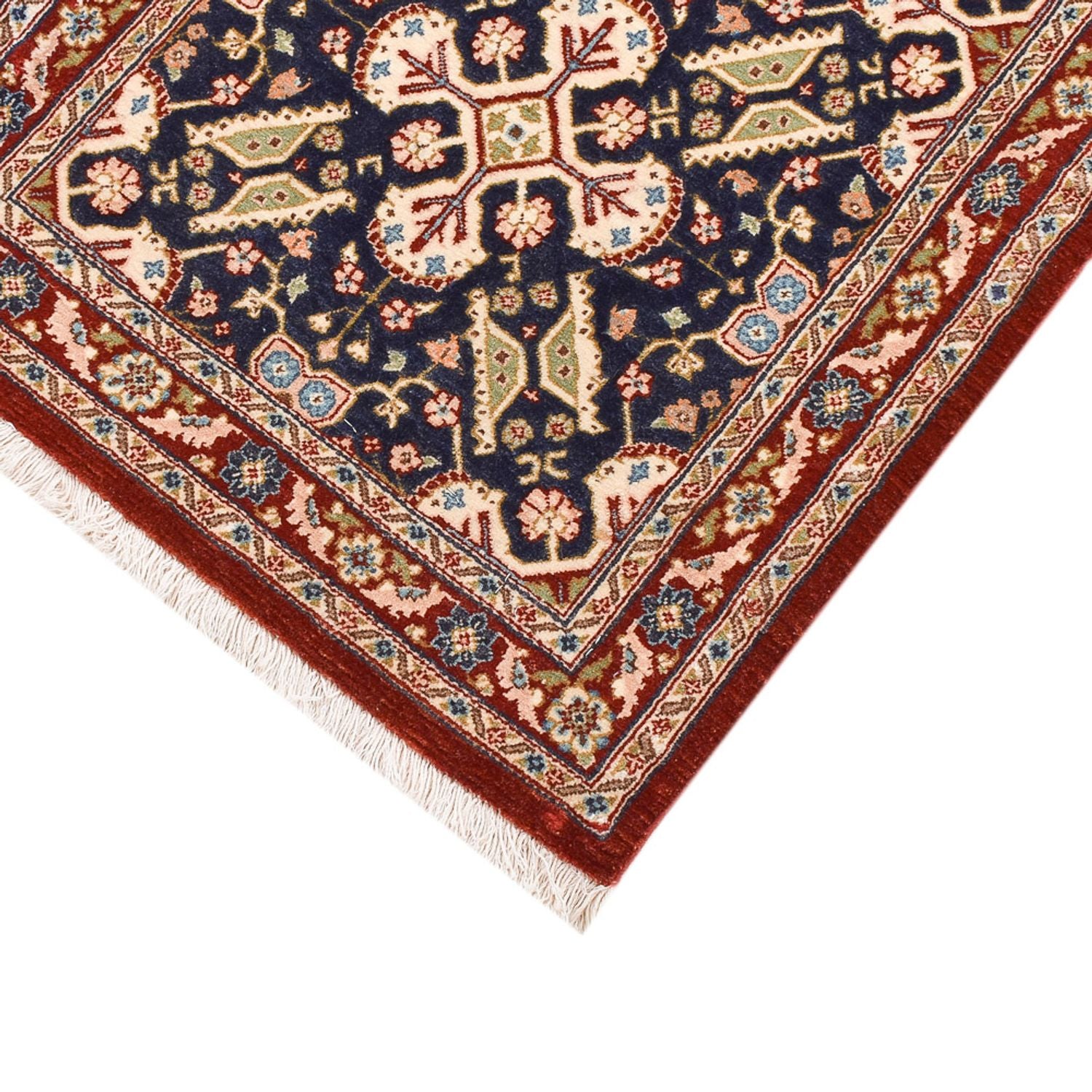 Løber Persisk tæppe - Ghom - Royal - 192 x 54 cm - mørk beige