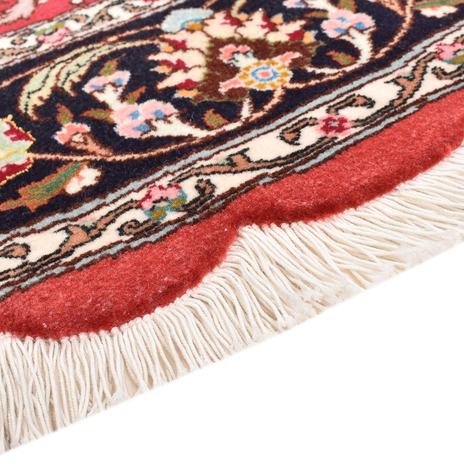 Persisk tæppe - Tabriz - Royal rundt  - 150 x 150 cm - rød