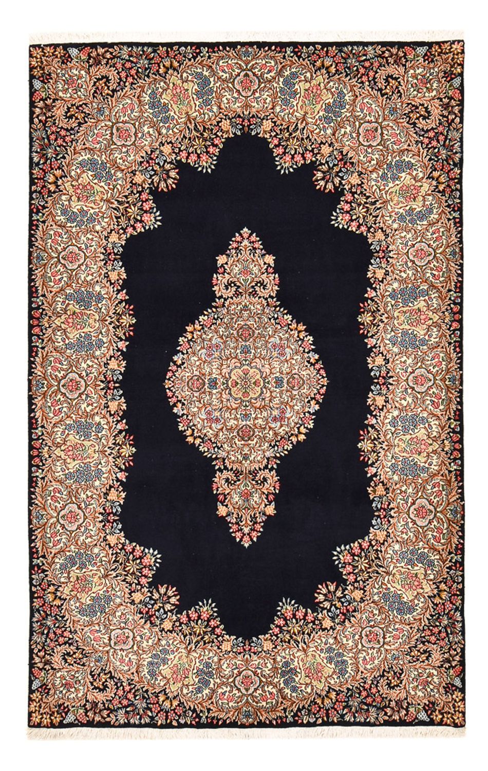 Persisk tæppe - Royal - Royal - 236 x 150 cm - mørkeblå