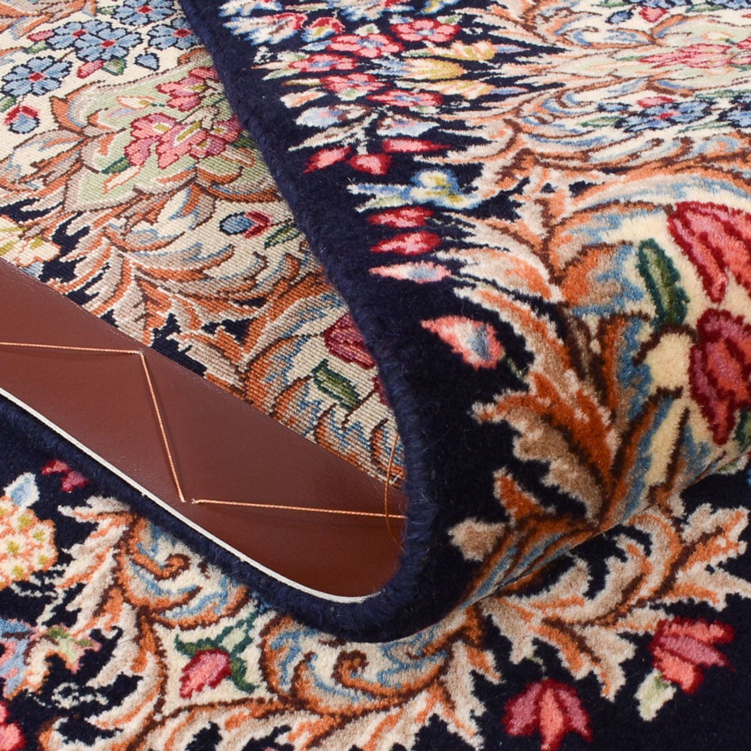 Persisk tæppe - Royal - Royal - 236 x 150 cm - mørkeblå