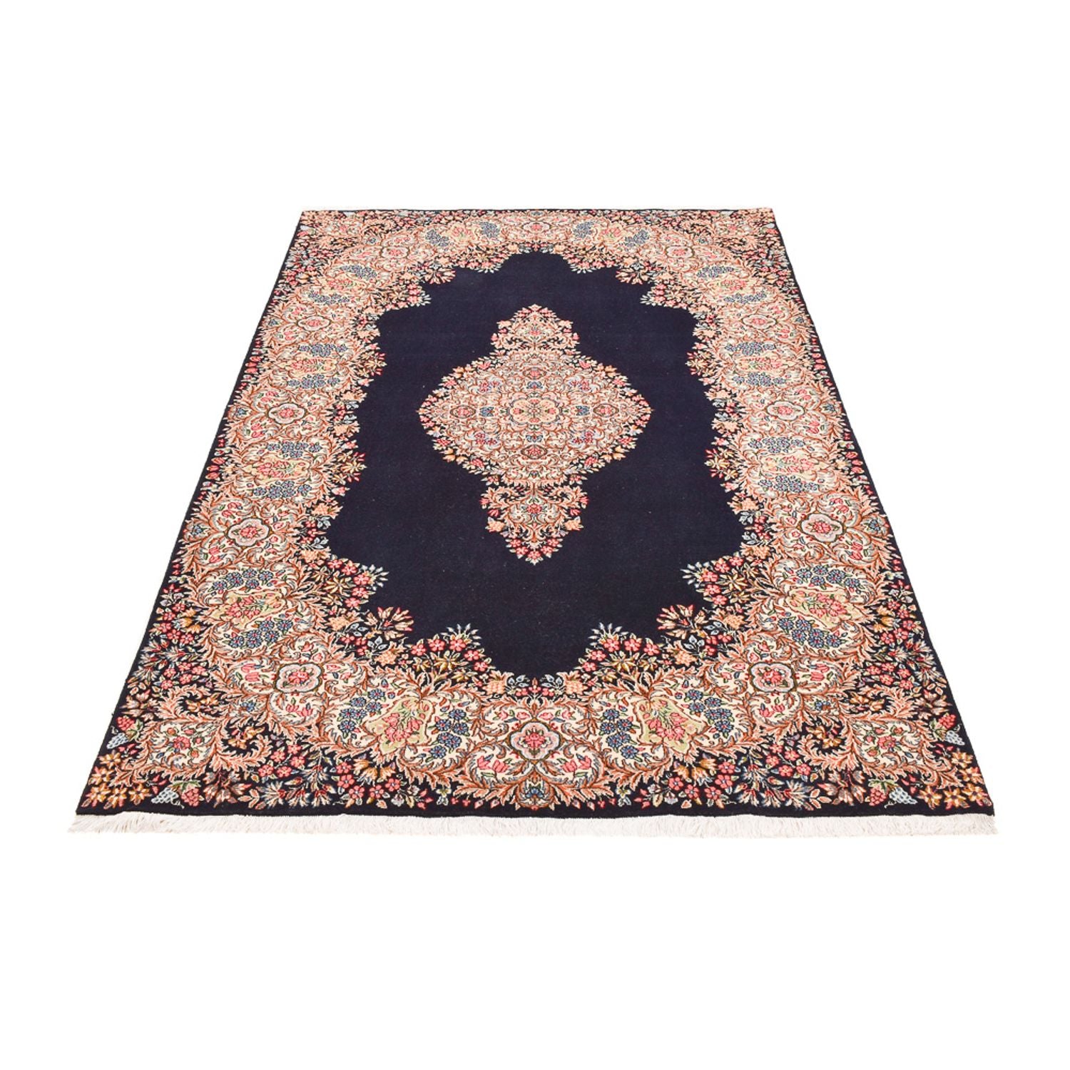 Persisk tæppe - Royal - Royal - 236 x 150 cm - mørkeblå