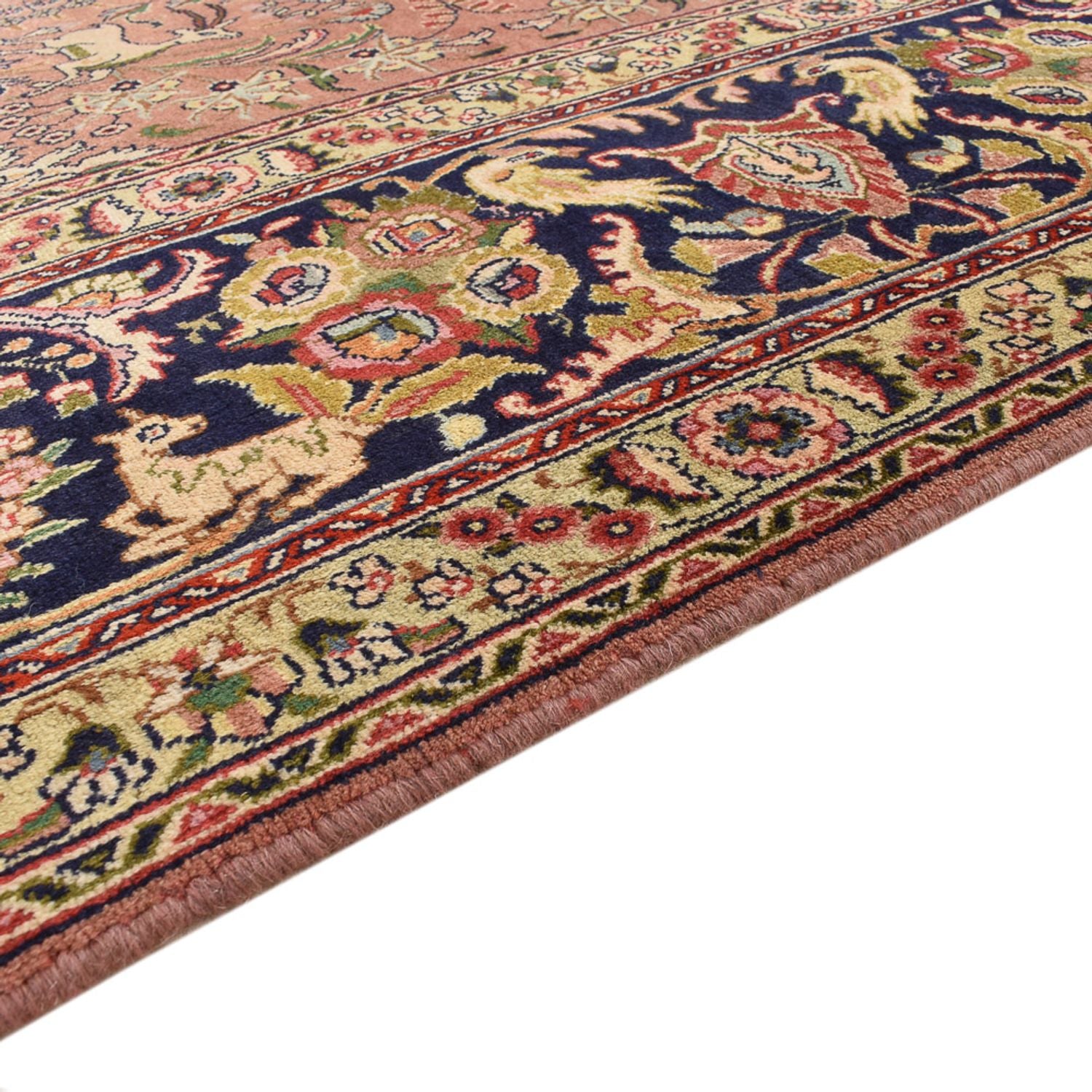 Persisk tæppe - Tabriz - Royal - 350 x 254 cm - laks