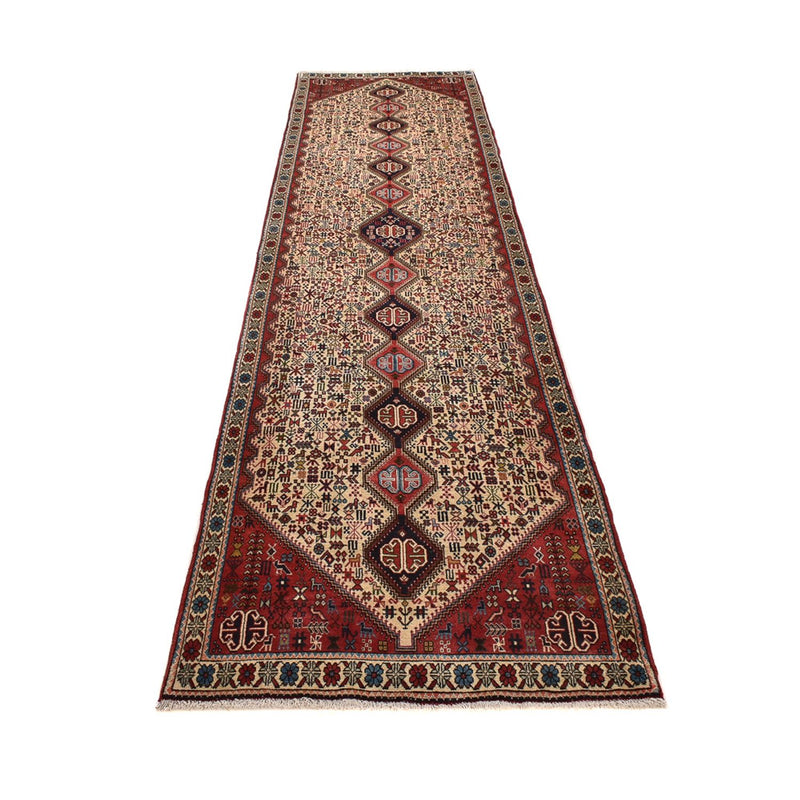 Løber Persisk tæppe - Nomadisk - 390 x 97 cm - beige
