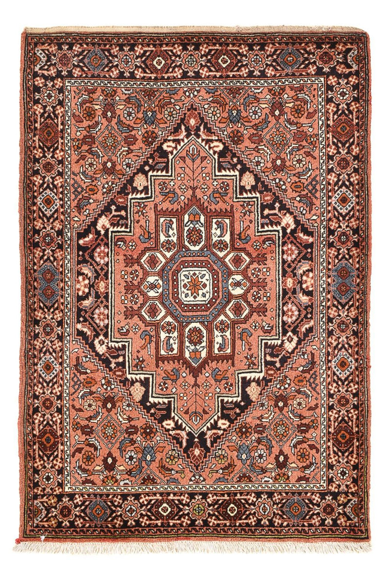 Persisk tæppe - Nomadisk - 115 x 76 cm - lysrød