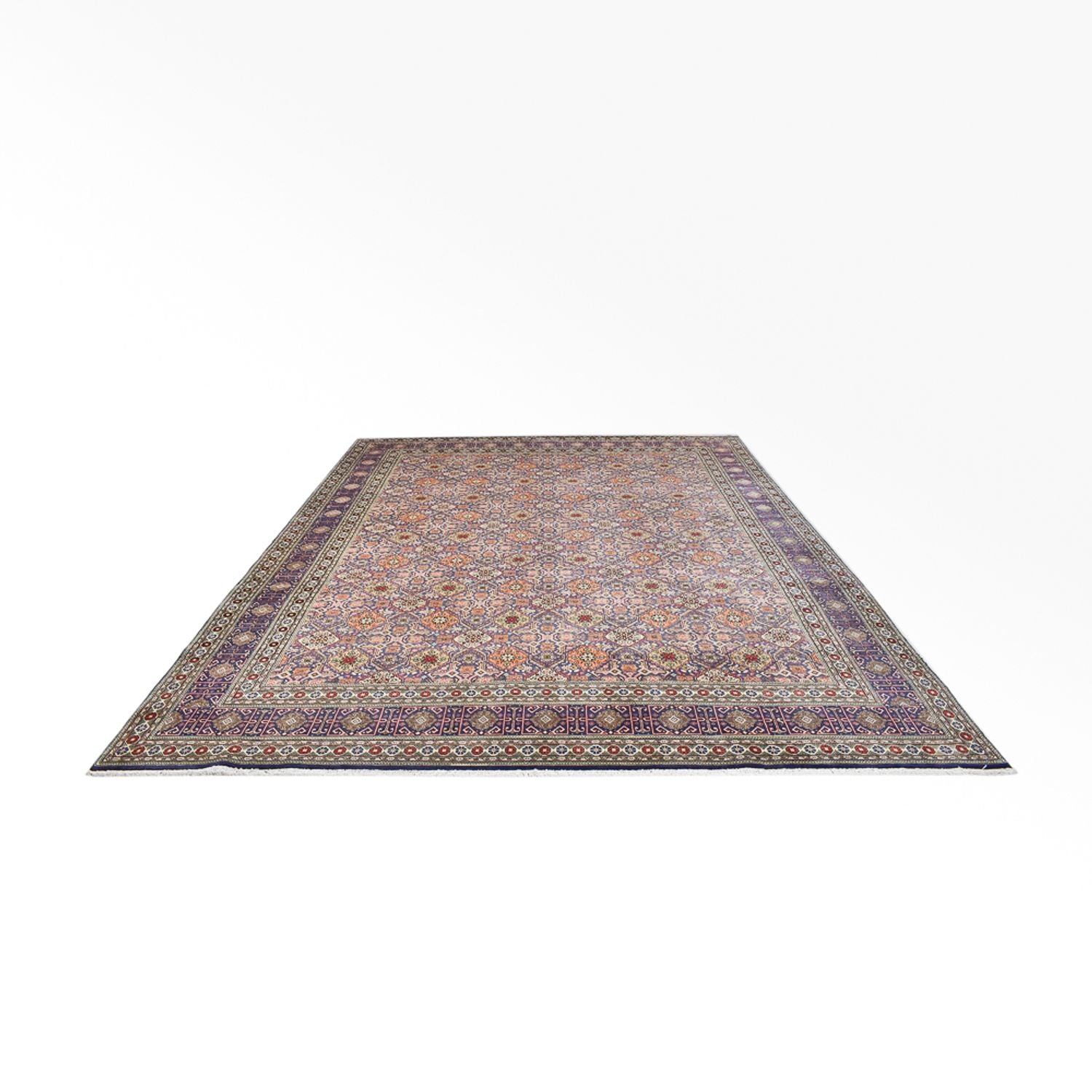 Persisk tæppe - Tabriz - Royal - 400 x 312 cm - lys brun