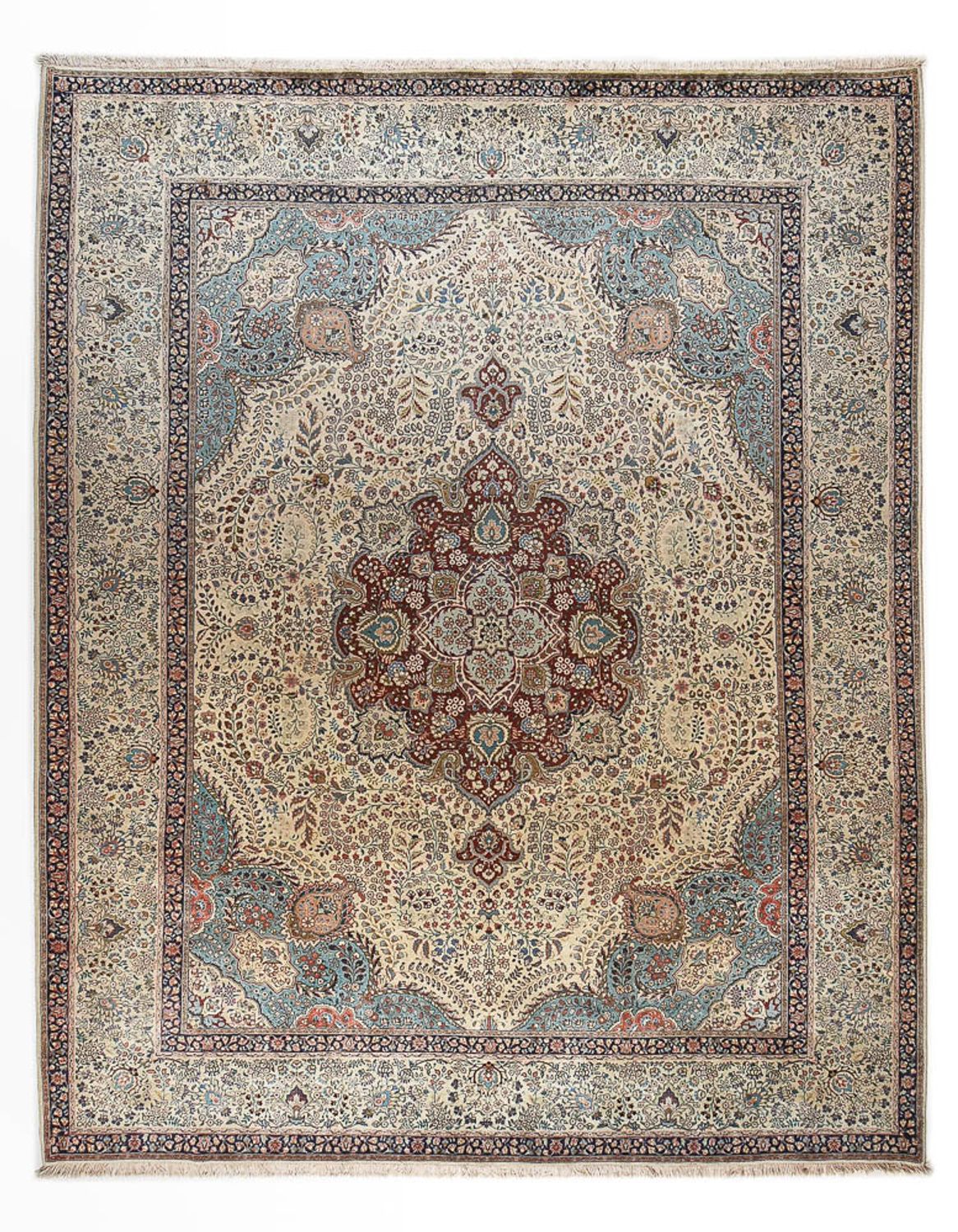 Persisk tæppe - Tabriz - Royal - 389 x 306 cm - sand
