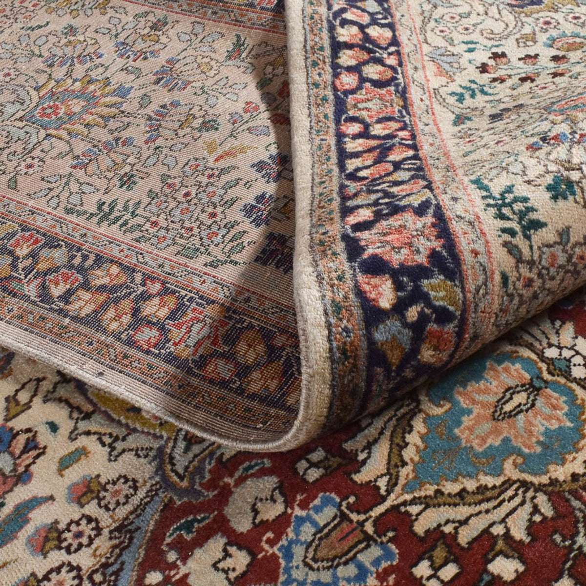 Persisk tæppe - Tabriz - Royal - 389 x 306 cm - sand