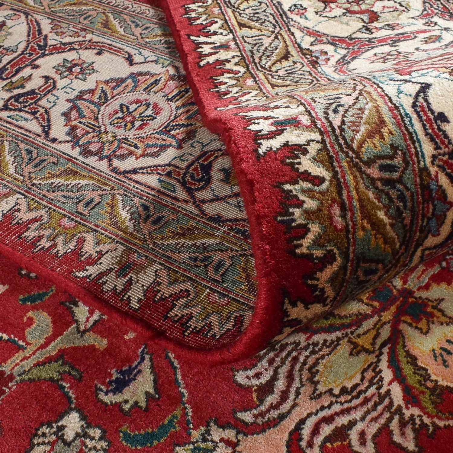Persisk tæppe - Tabriz - Royal - 400 x 298 cm - rød