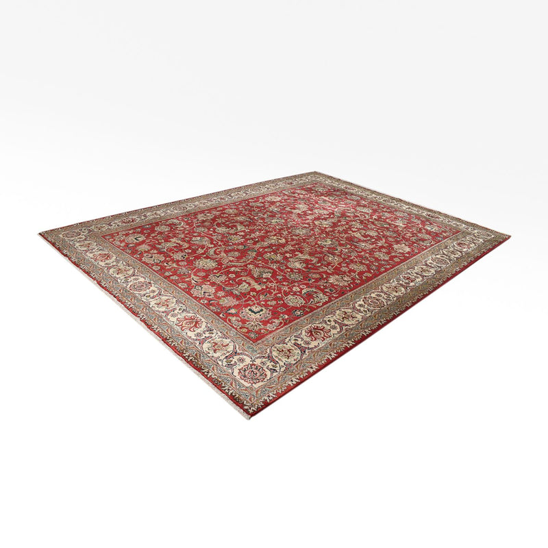 Persisk tæppe - Tabriz - Royal - 400 x 298 cm - rød