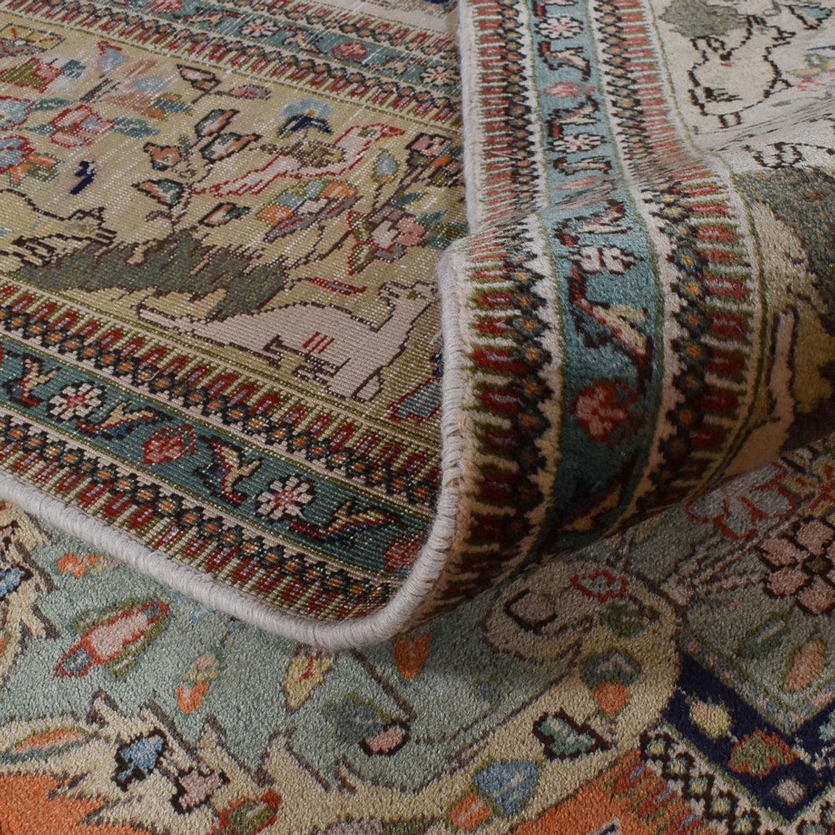 Persisk tæppe - Classic - 372 x 297 cm - flerfarvet