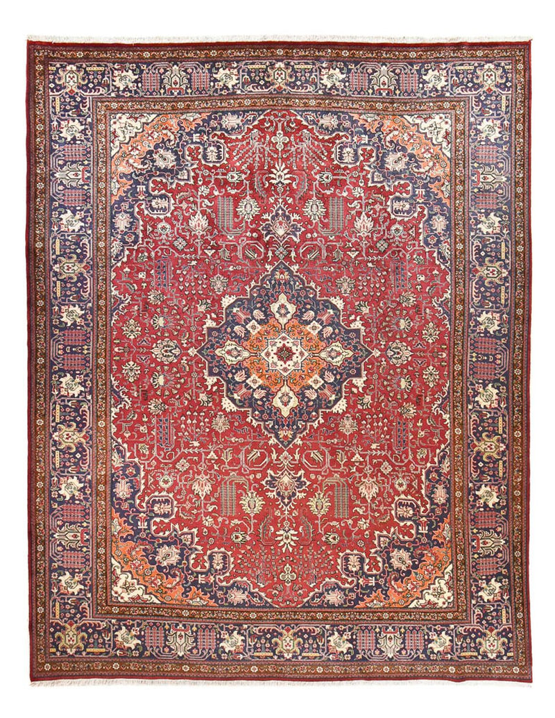 Persisk tæppe - Tabriz - Royal - 402 x 308 cm - rød