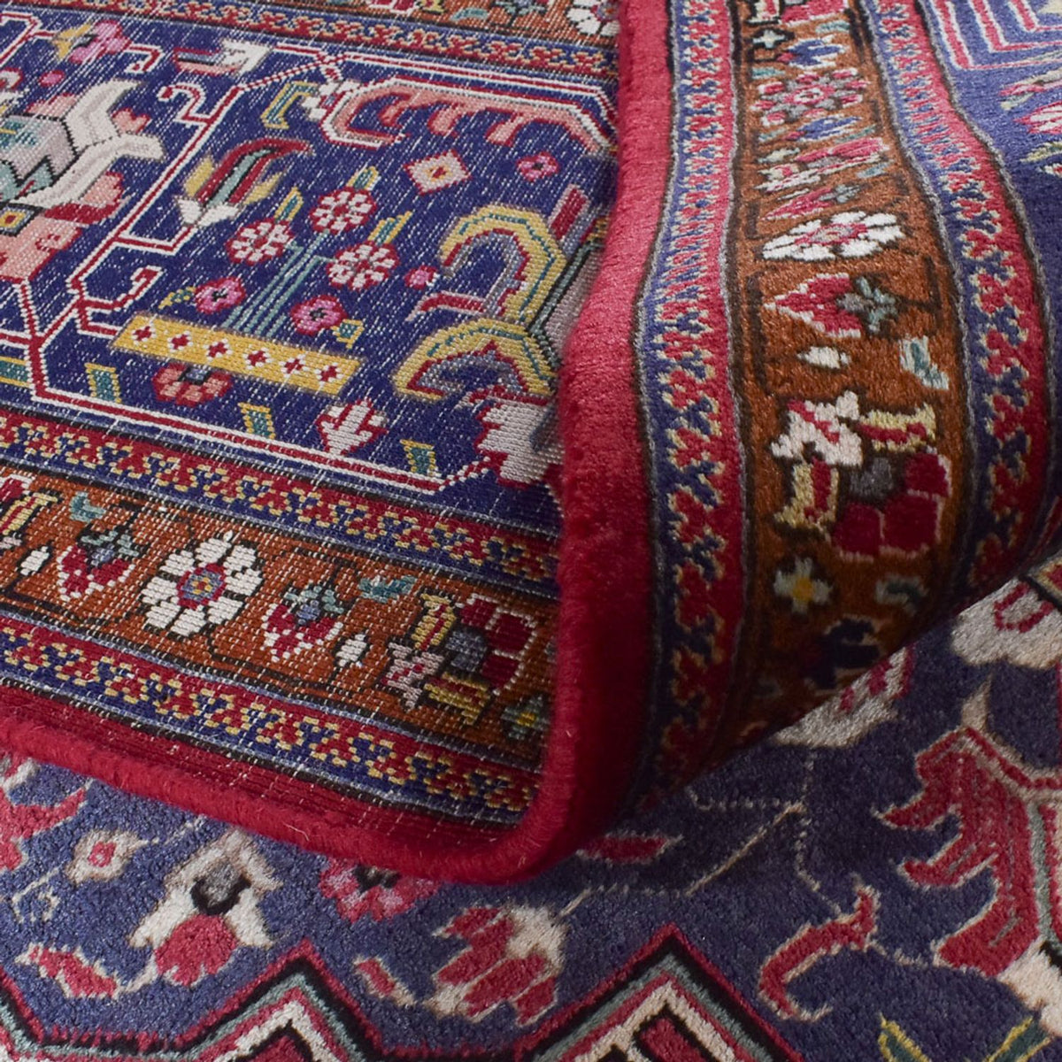 Persisk tæppe - Tabriz - Royal - 402 x 308 cm - rød