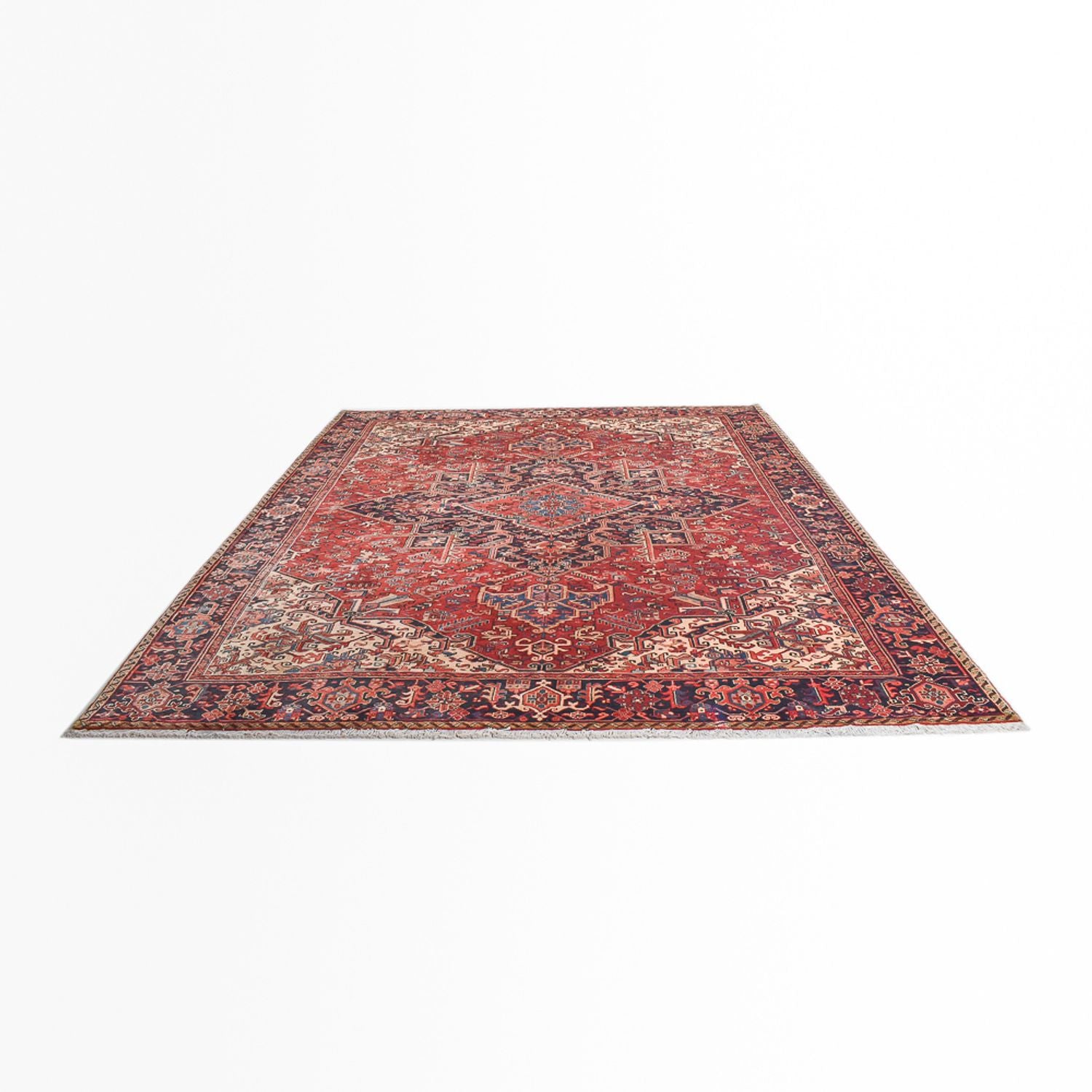 Persisk tæppe - Nomadisk - 378 x 297 cm - rød