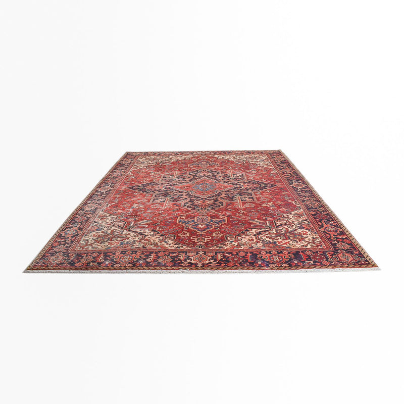 Persisk tæppe - Nomadisk - 378 x 297 cm - rød