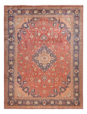 Persisk tæppe - Tabriz - Royal - 396 x 304 cm - rød