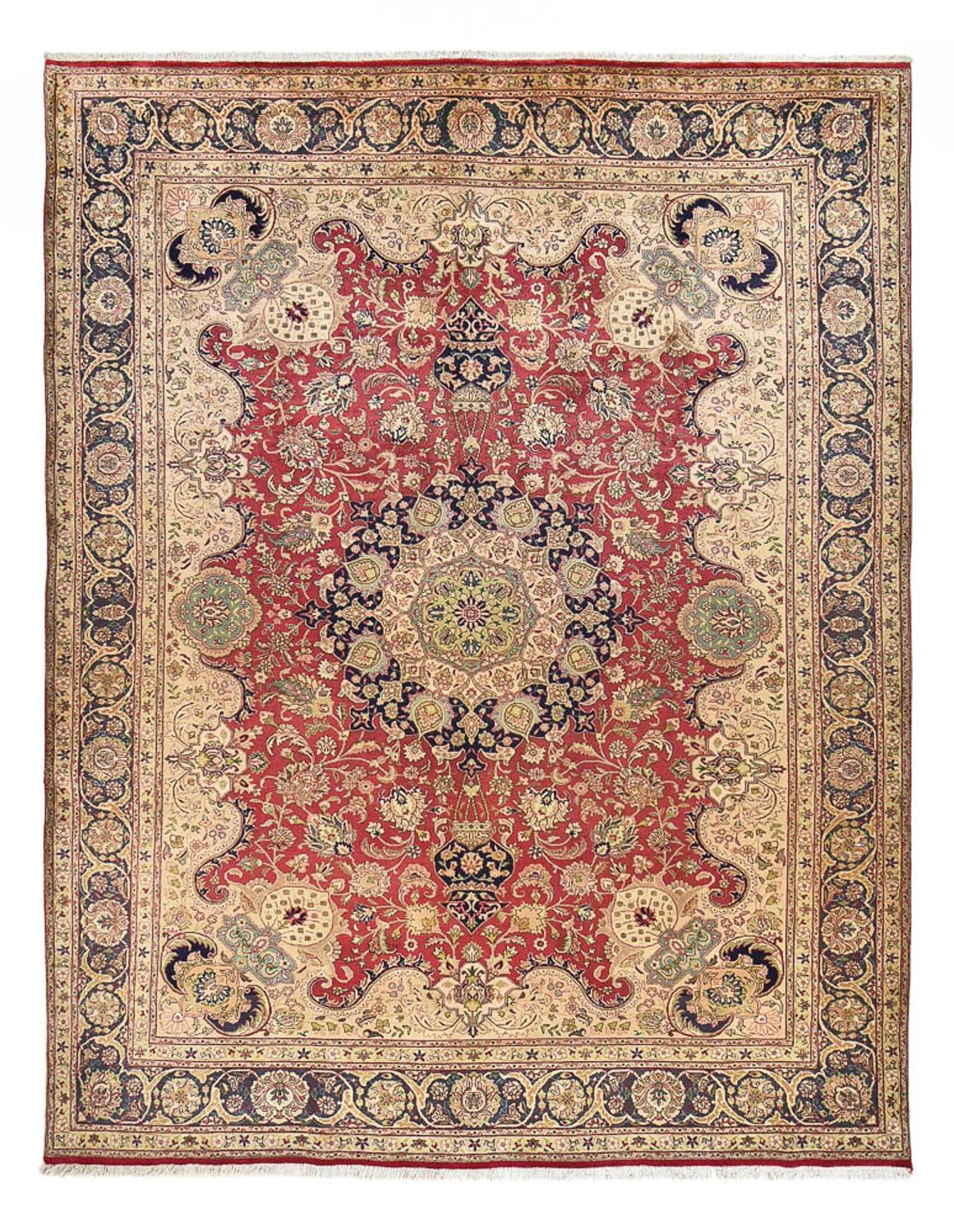 Persisk tæppe - Tabriz - Royal - 398 x 297 cm - flerfarvet