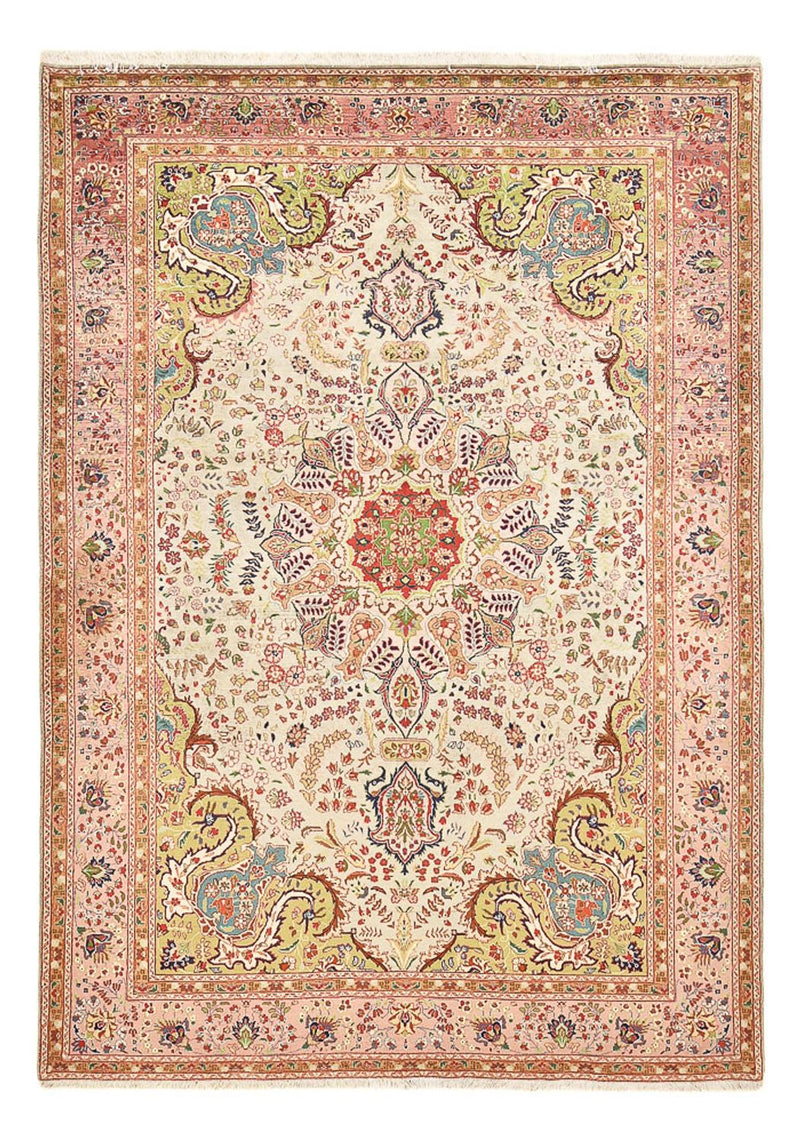 Persisk tæppe - Tabriz - Royal - 295 x 192 cm - laks