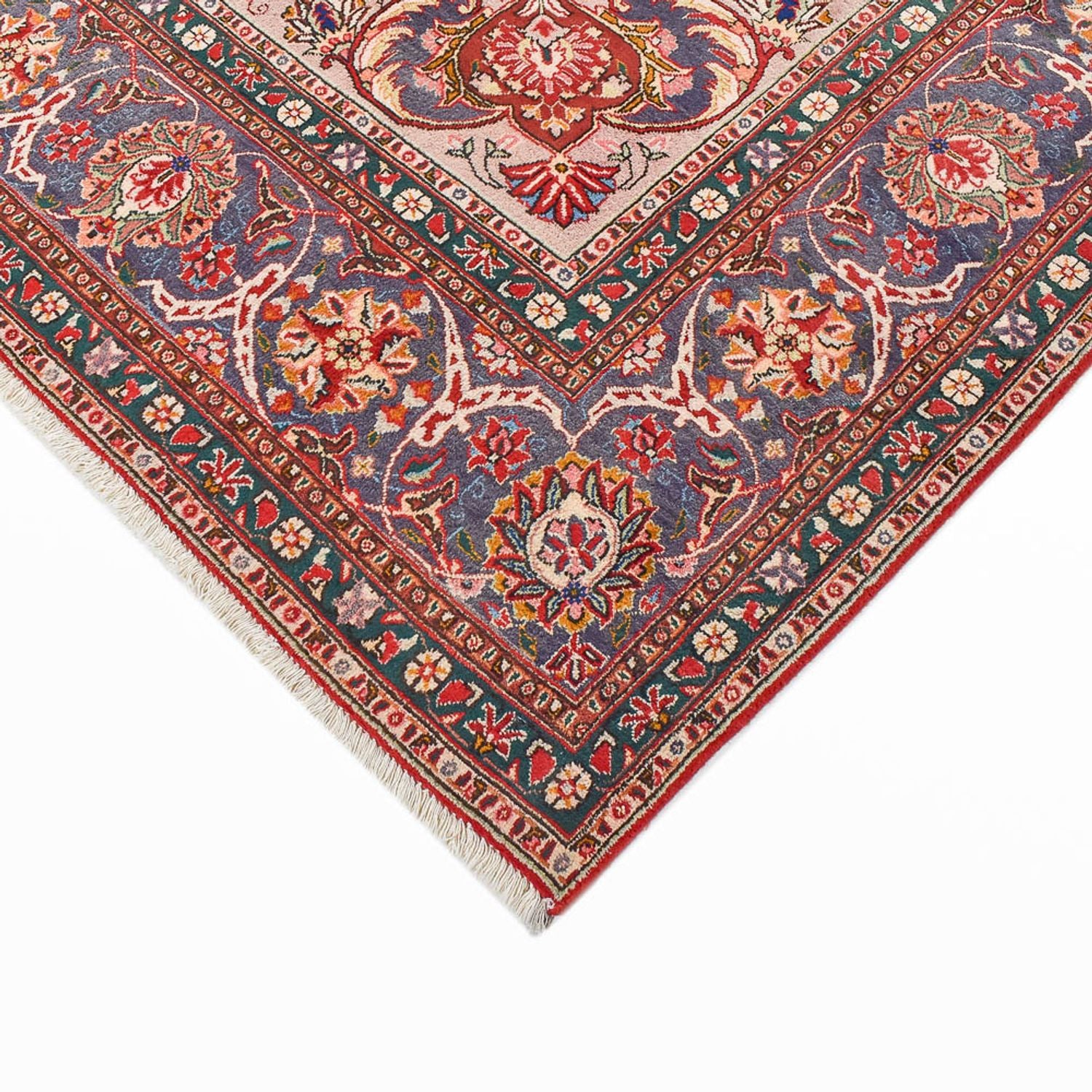 Persisk tæppe - Tabriz - Royal - 408 x 300 cm - rød