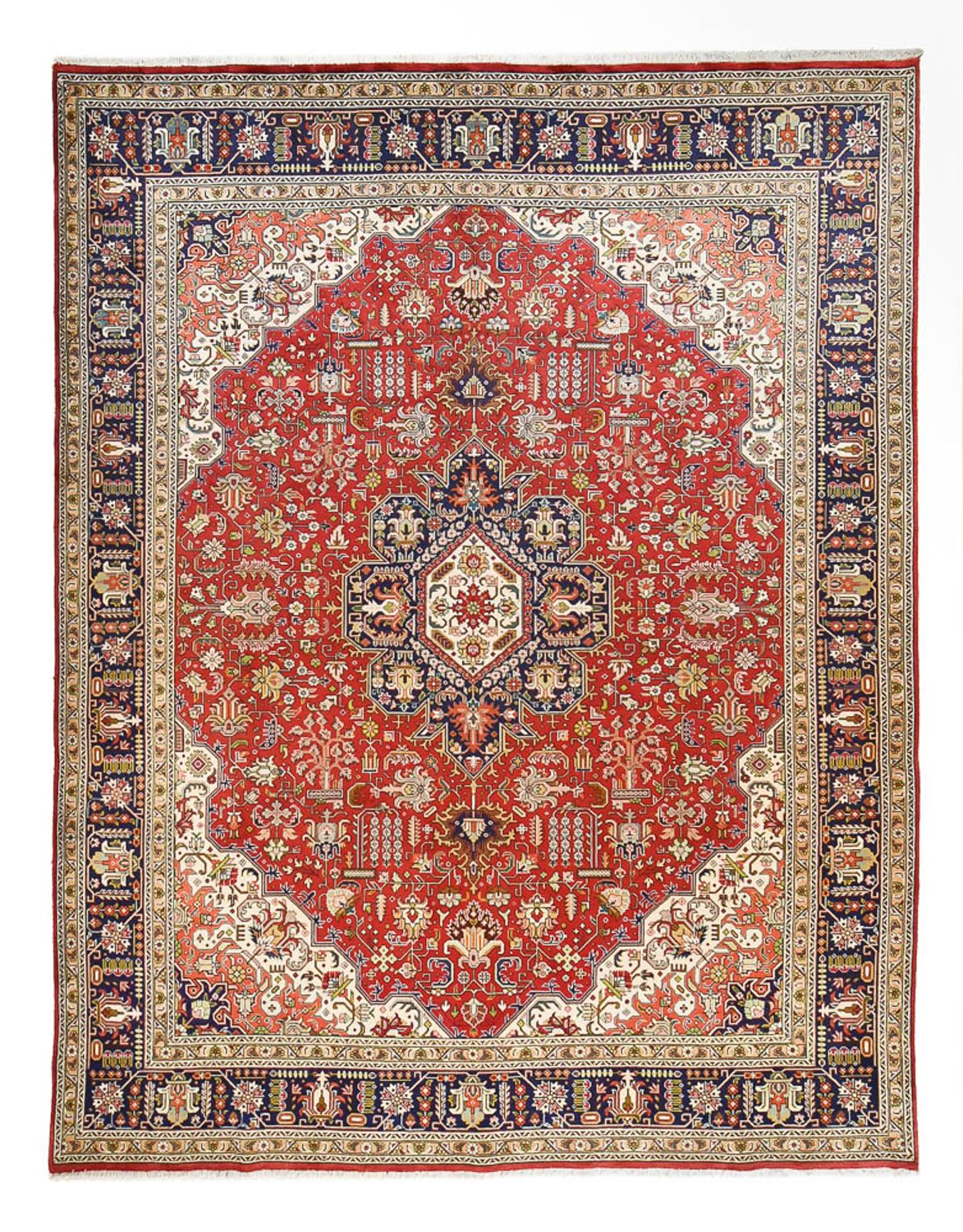 Persisk tæppe - Tabriz - Royal - 382 x 300 cm - rød