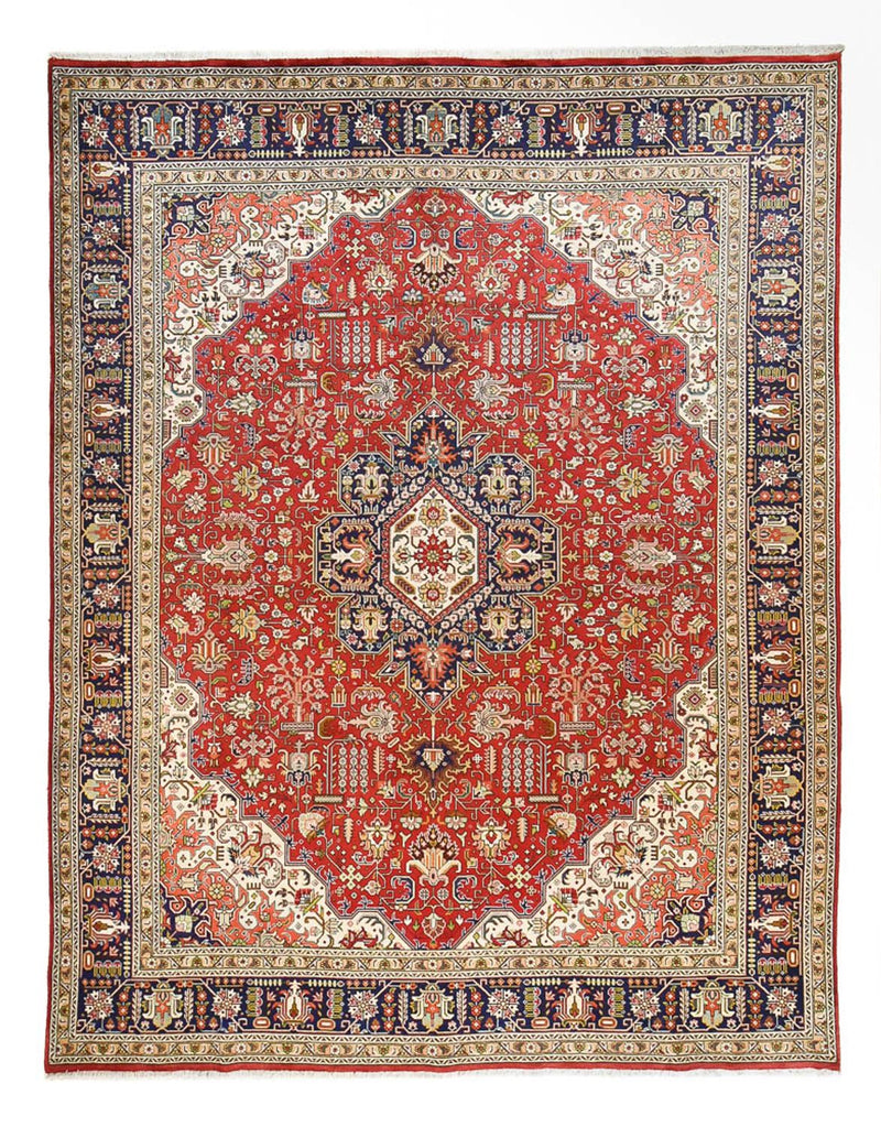 Persisk tæppe - Tabriz - Royal - 382 x 300 cm - rød