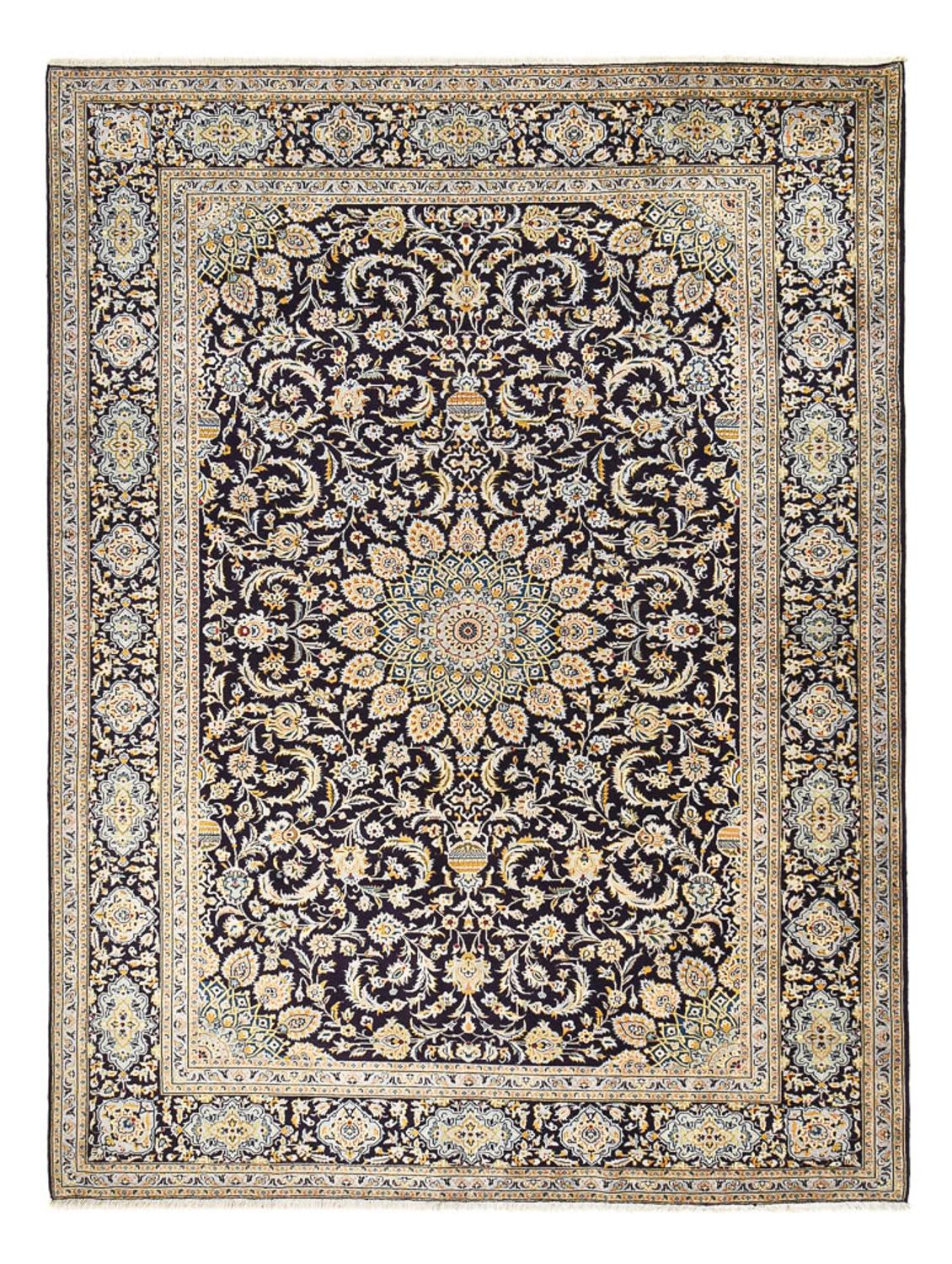 Persisk tæppe - Classic - 390 x 293 cm - mørkeblå
