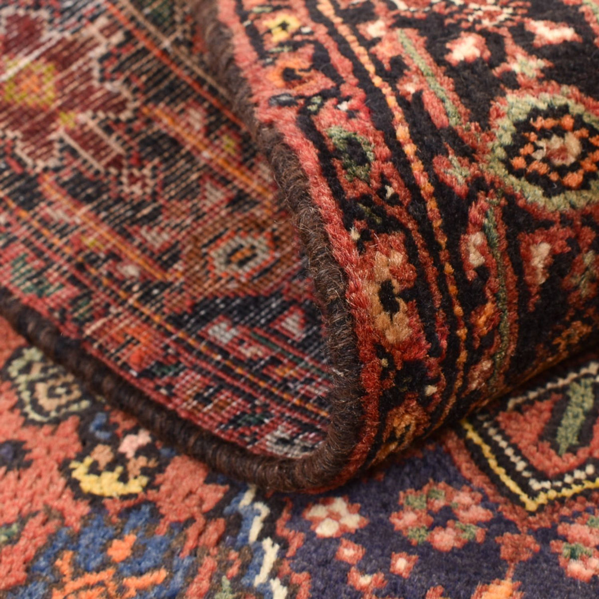 Persisk tæppe - Nomadisk - 120 x 80 cm - lysrød