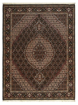 Persisk tæppe - Tabriz - Royal - 200 x 153 cm - mørkebrun