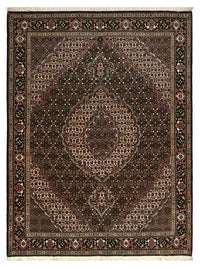 Persisk tæppe - Tabriz - Royal - 200 x 153 cm - mørkebrun