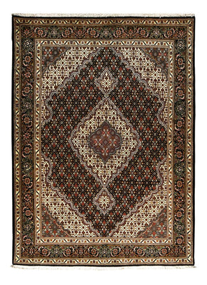 Persisk tæppe - Tabriz - Royal - 210 x 152 cm - mørkebrun