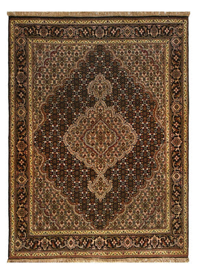 Persisk tæppe - Tabriz - Royal - 203 x 148 cm - mørkebrun