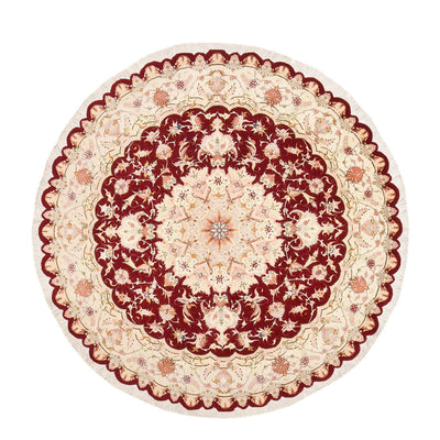Tabriz - 50 Raj Tæppe 200x200cm - Persisk tæppe