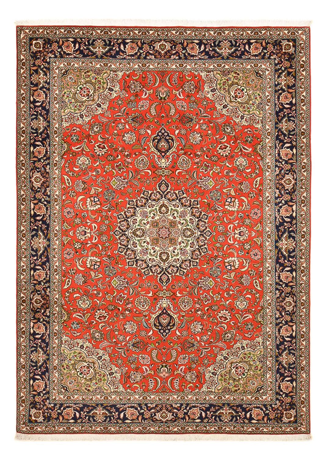 Persisk tæppe - Tabriz - Royal - 295 x 208 cm - rød