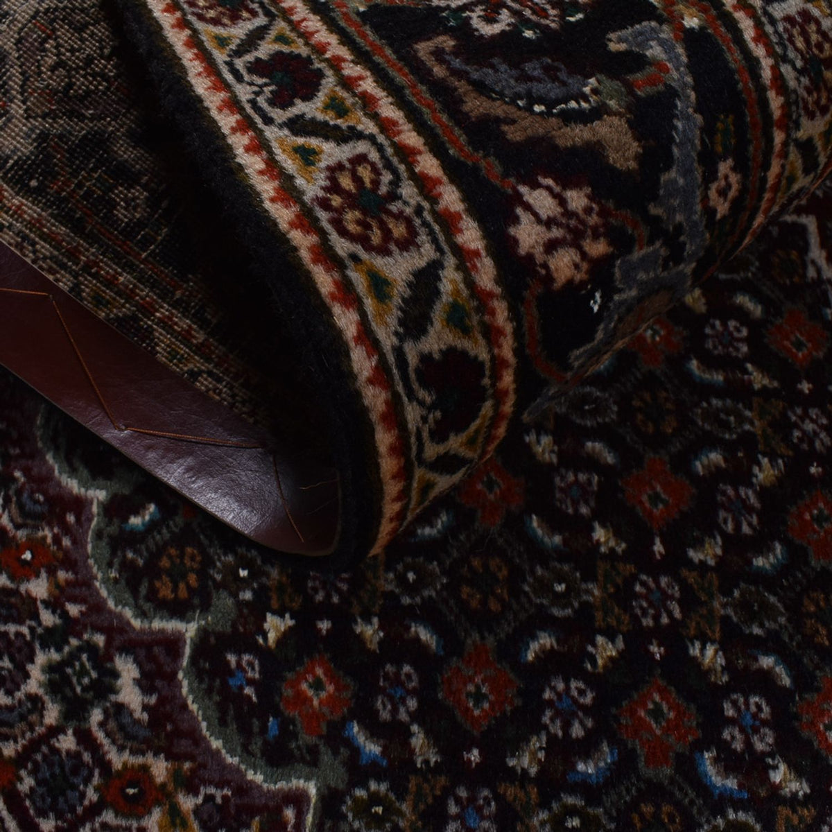 Persisk tæppe - Tabriz - Royal - 192 x 153 cm - mørkebrun