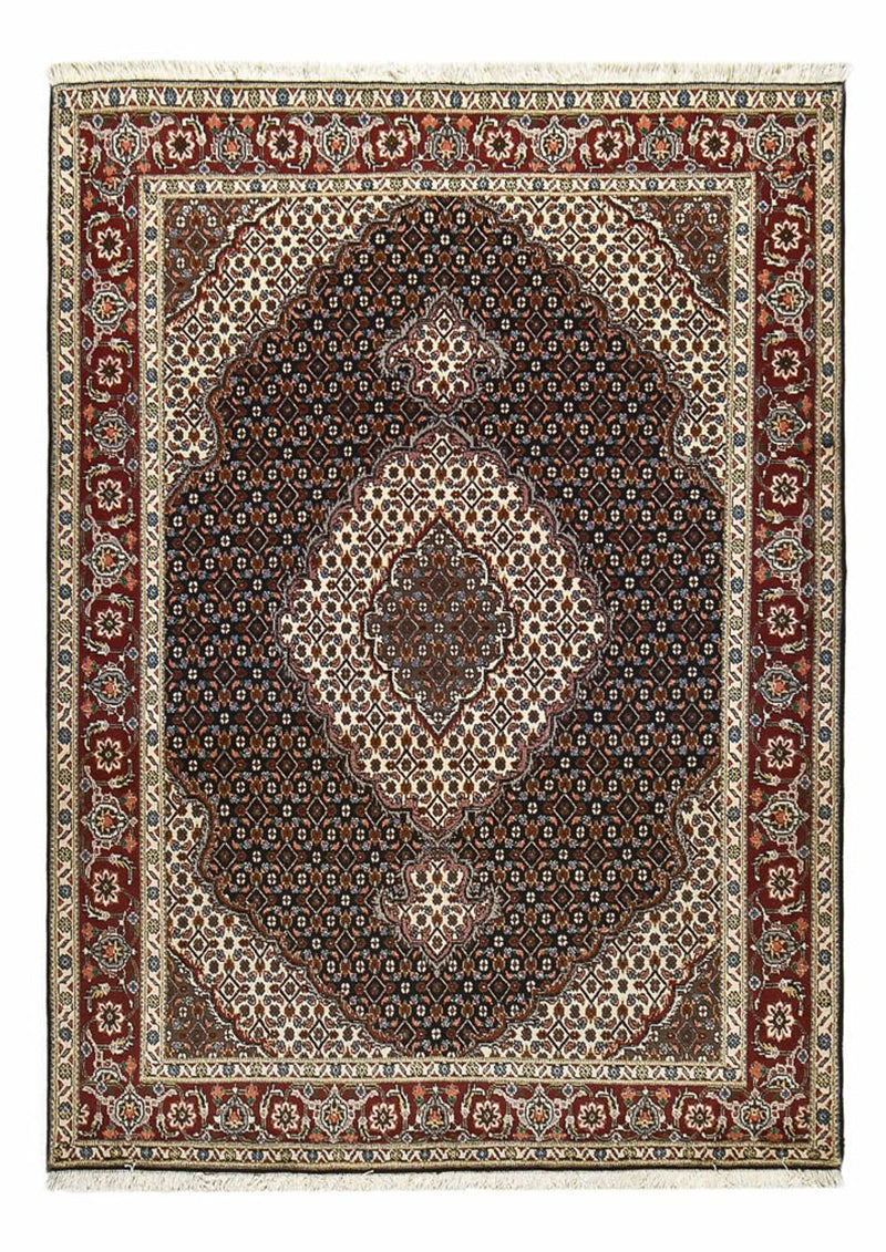 Persisk tæppe - Tabriz - Royal - 201 x 148 cm - mørkebrun