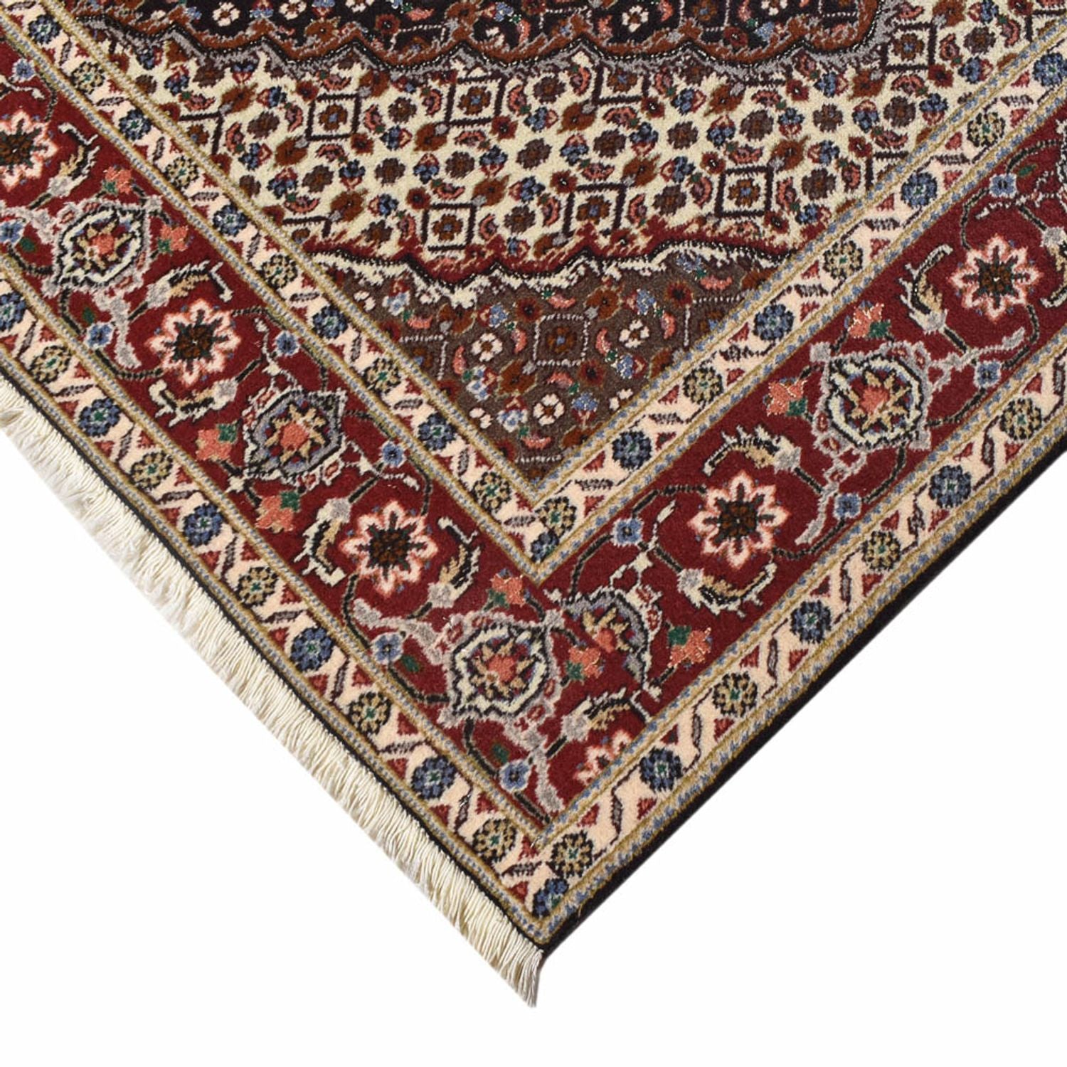Persisk tæppe - Tabriz - Royal - 201 x 148 cm - mørkebrun