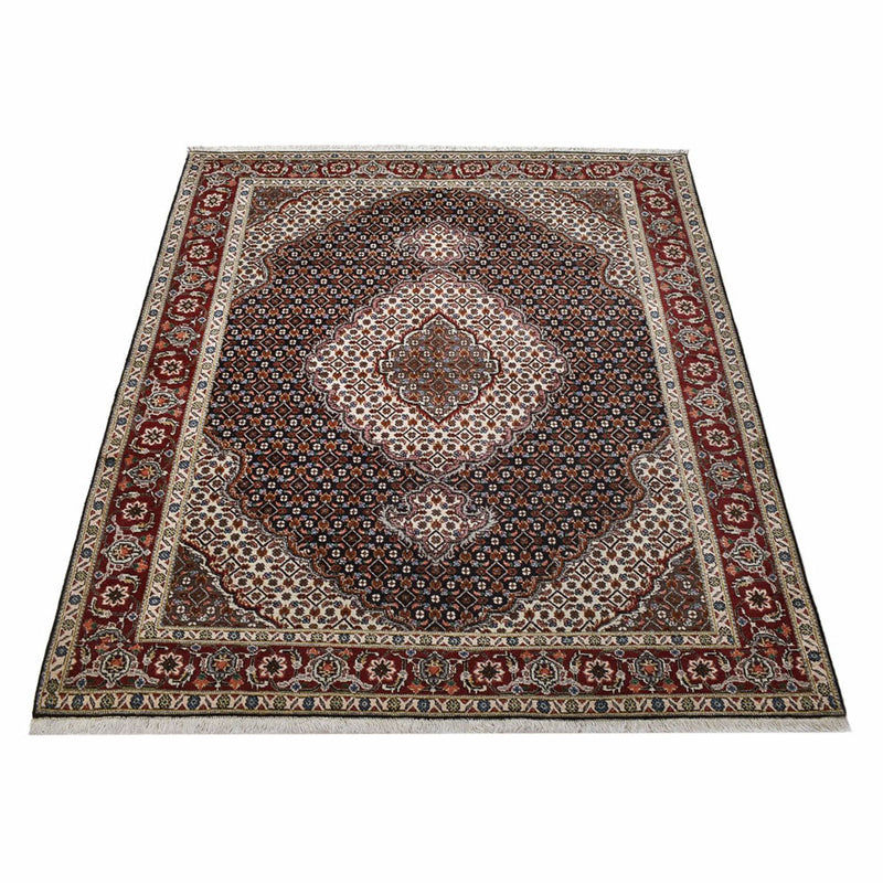 Persisk tæppe - Tabriz - Royal - 201 x 148 cm - mørkebrun