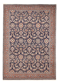 Persisk tæppe - Bijar - 295 x 206 cm - mørkeblå