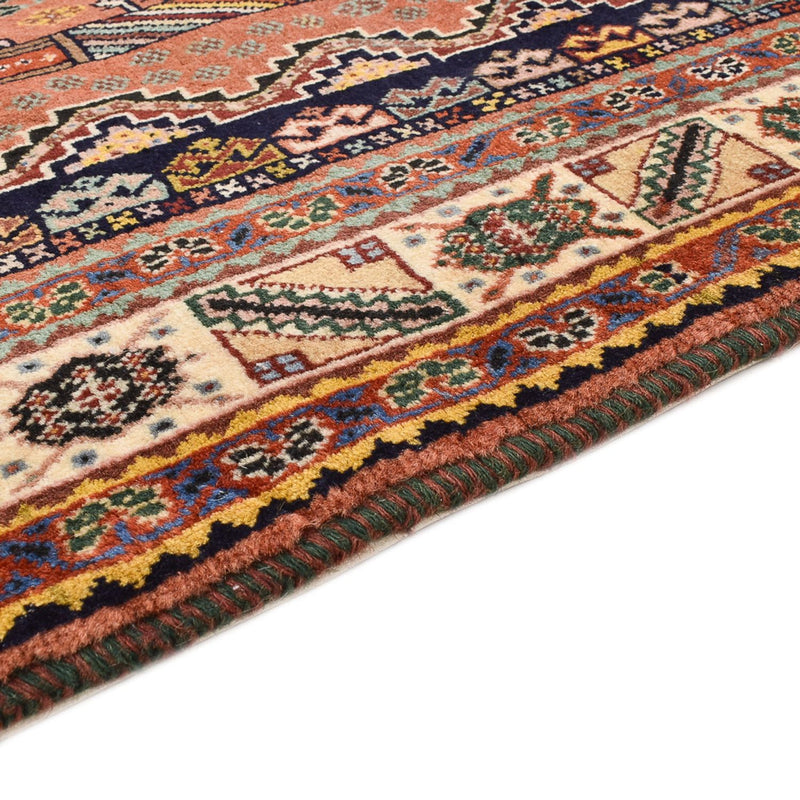 Gabbeh-tæppe - Kashkuli Persisk - 202 x 152 cm - lysrød