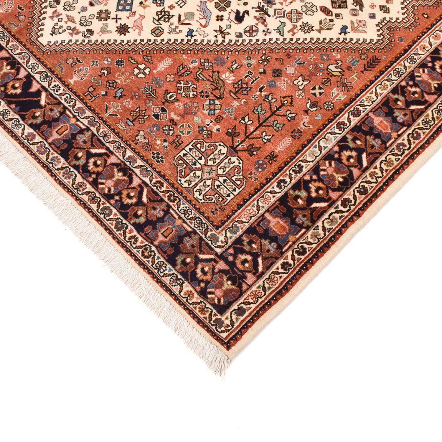 Gabbeh-tæppe - Kashkuli Persisk - 215 x 155 cm - creme