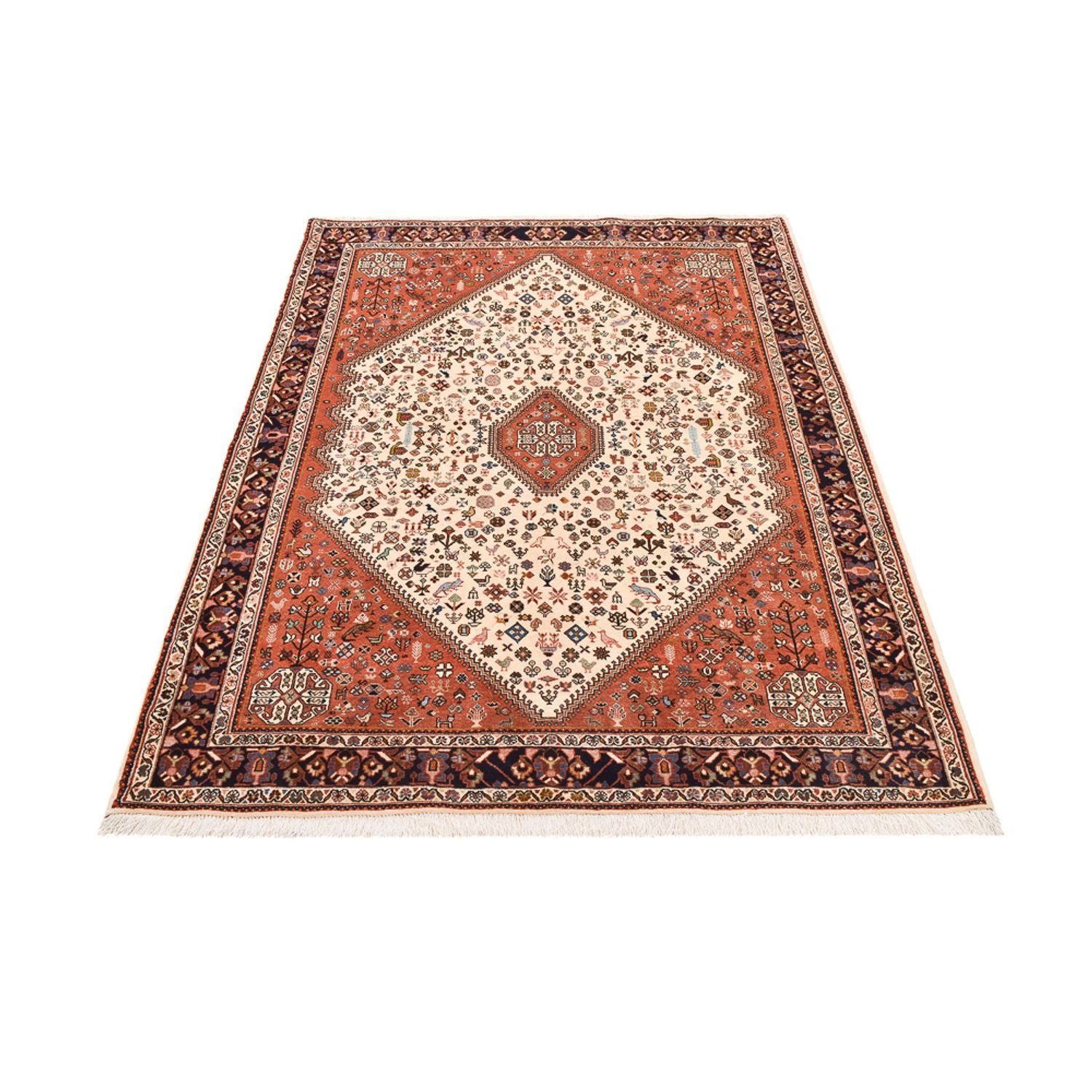 Gabbeh-tæppe - Kashkuli Persisk - 215 x 155 cm - creme